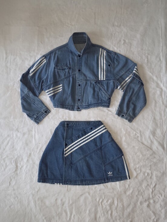 adidas Originals Jackets & Blazers - Adidas x Daniëlle Cathari Denim Co-Ord Set | XL